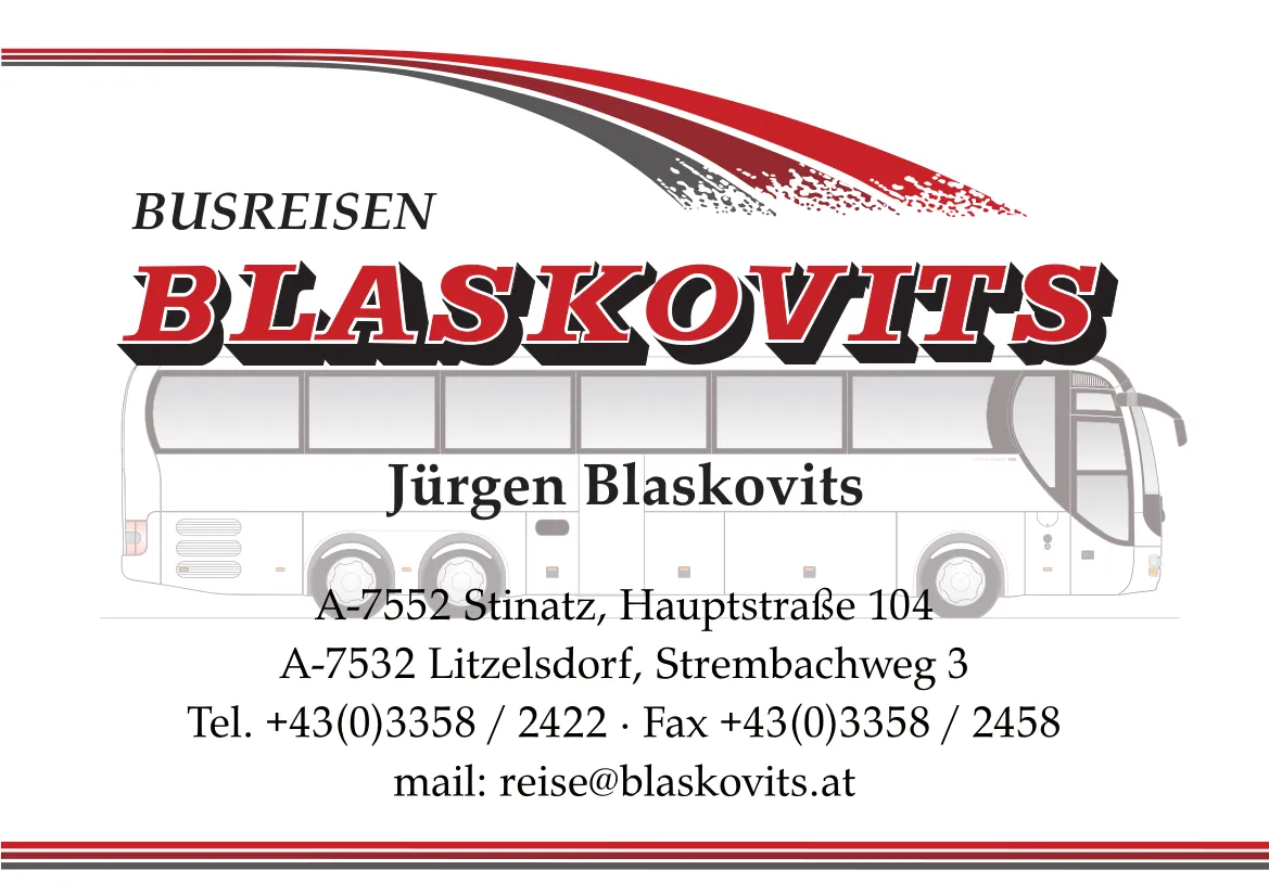 Busreisen Blaskovits